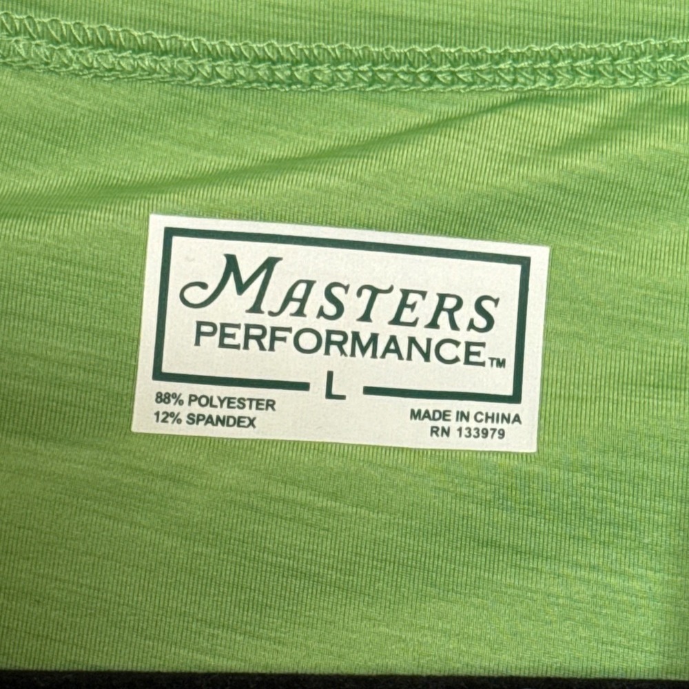 Masters Performance Golf Pullover Green Masters L… - image 2